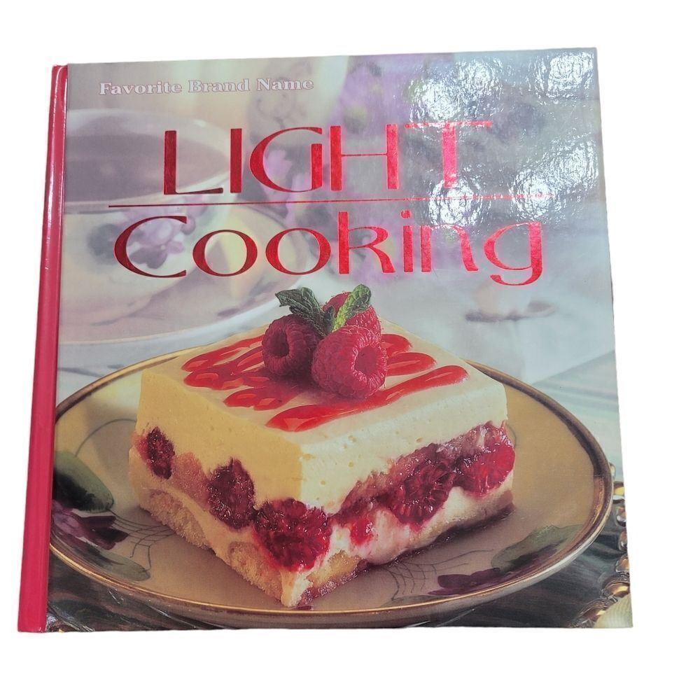 Light Cooking hard cover cookbook